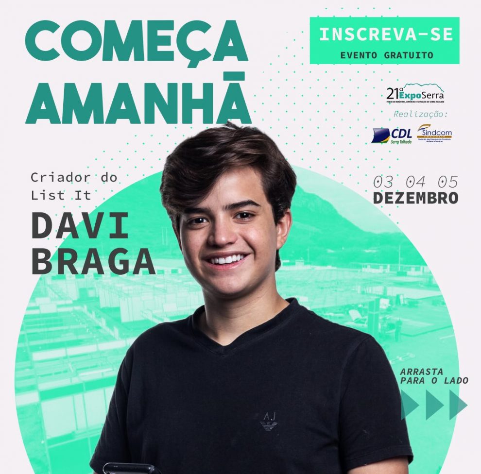 Davi Braga participa da 21ª Exposerra